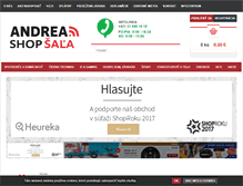 Tablet Screenshot of andreashopsala.sk